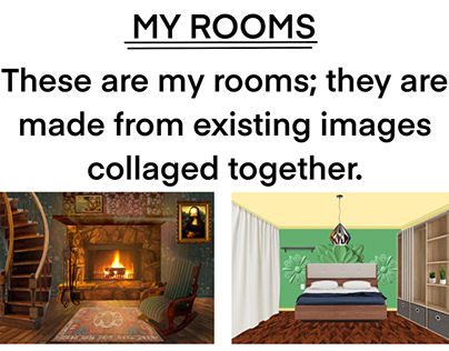 My Collaged Rooms