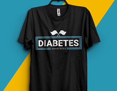 Diabetes awareness t shirt design
