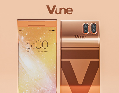 Technology Logo Design: Vune Tech Brand Design