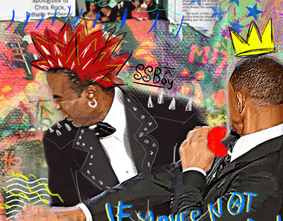 Will smith in basquiat style