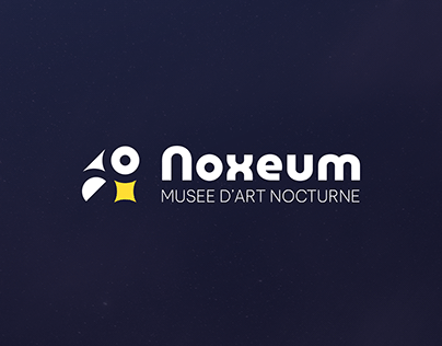Noxeum, Night Art Museum - Brand identity