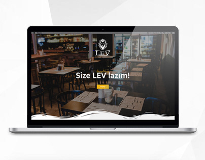 LEV Cafe web design
