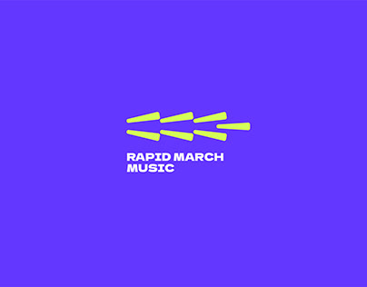 rapid march logo design
