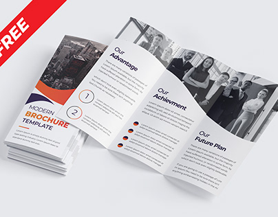 Modern trifold brochure | brochure template design