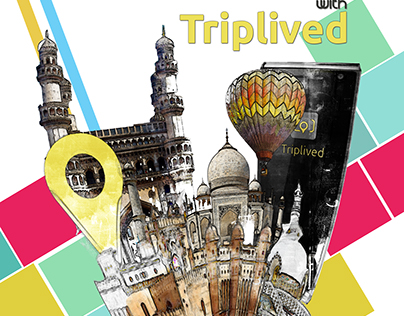 Posters and cover page for Triplived