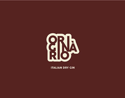Originàrio - Italian Dry Gin - Logo design