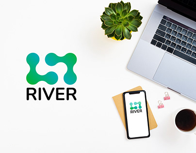 Логотипа "Дижитал-студии RIVER"
