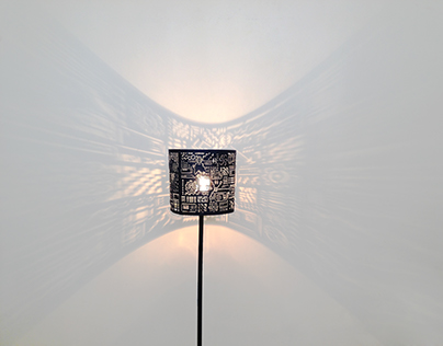 Ethno design lamp