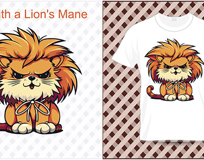 Cat with a Lions Mane T-shirt