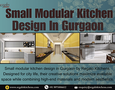 Small Modular Kitchen Design In Gurgaon