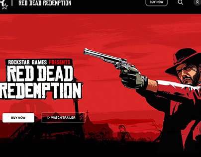 Red Dead Redemption Landing Page