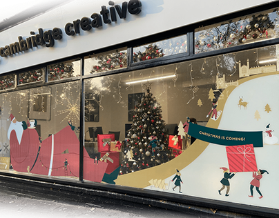 Find the Elves game design and window display