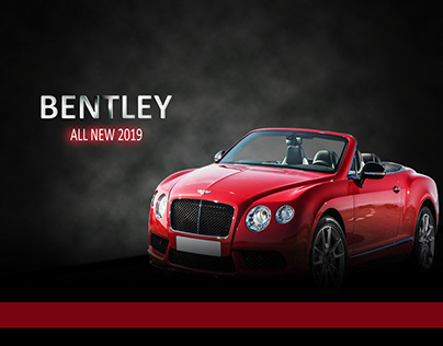 Bentley luxury convertible car