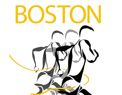 2024 Boston Marathon Poster