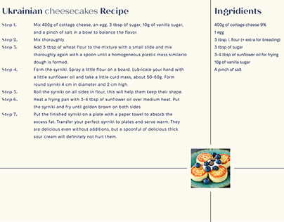 Cheesecakes recipe