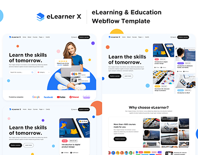 eLearner X - School Webflow Template