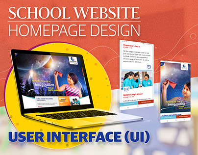 School Website Homepage - UI / UX