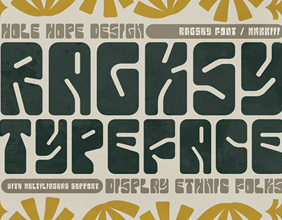 Ragsky | Folk Ethnic Typeface