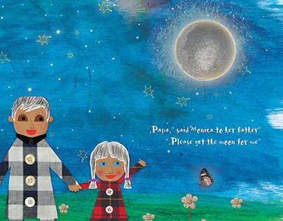 Children book  "Papa please get the moon for me"