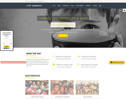 ET Charity – Free Responsive Charity Joomla! Templates