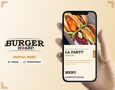 Burger Hoard Digital Menu