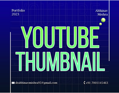 Creative & Engaging YouTube Thumbnail Design
