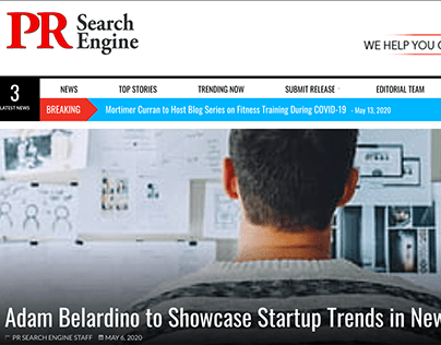 Belardino to Showcase Startup Trends in New Blog Series