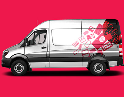 Print for pasting the van. Valusso