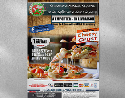 Project thumbnail - Renard Pizza flyer