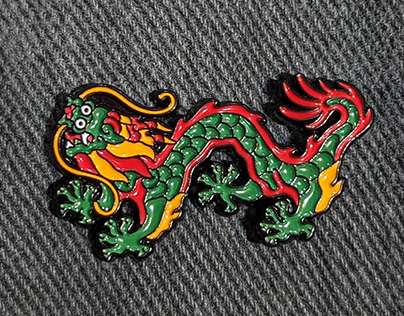 Pin dragon design