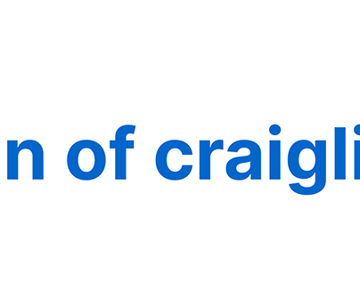 Craiglist Redesign