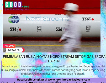 Pembalasan Rusia Nyata?Setop Gas Eropa Hari Ini