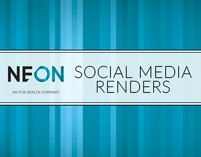 Neon Social Media Renders