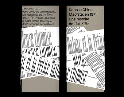 Balzac et la Petite Tailleuse chinoise x Luo Typeface
