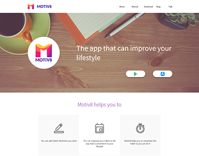 Motiv8 App | Website