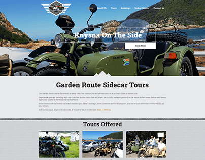 Knysna Sidecar Tours Website Project