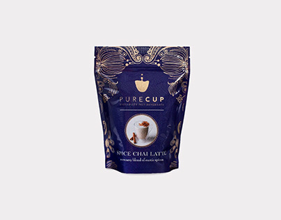 Packaging Design for a Chai Latte Range.