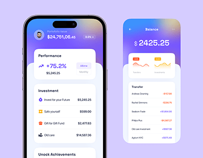 Finance App UI Design