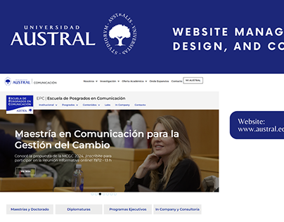 Web design - Austral University