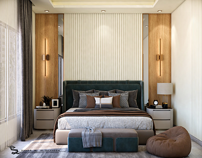 Modern bedroom in Al-muroor Abu Dhabi (option 1)