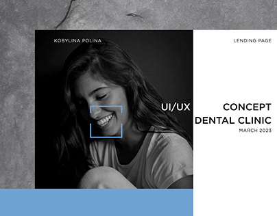 Lending page for dental clinic