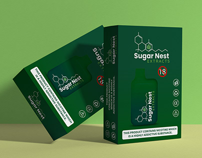 Cannabis box design product box packaging design
