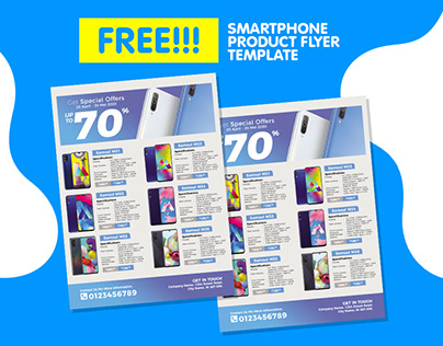 Smartphone Catalog Flyer For Promotion of Your Busines