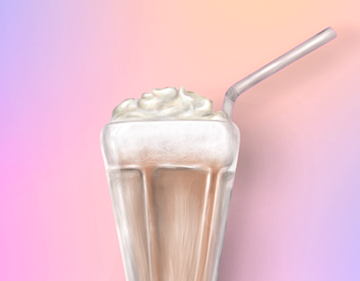 Milkshake Digital Paint