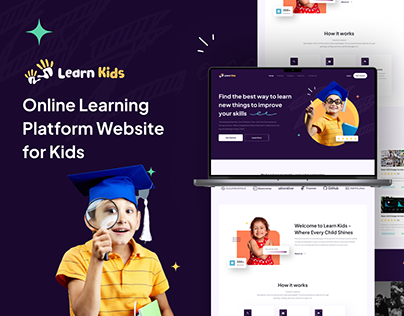 Online Learning Website Design for Kids