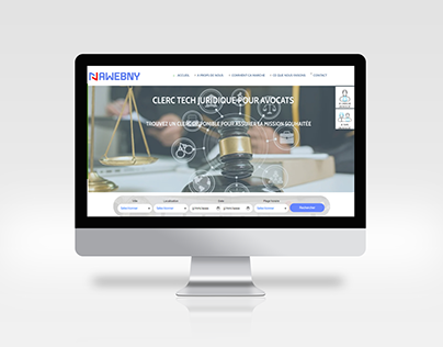 NAWEBNY Landing Page UI Design I Website
