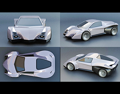 Wipeo futuristic car concept