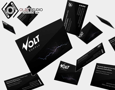 Black Business Card for Volt
