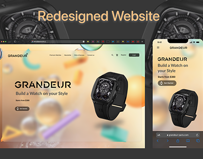 E-commerce ( Watches customizer)