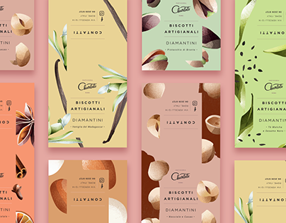 Charlotte | Cookies Labels | Illustration
